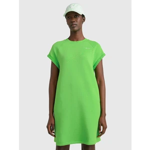 Light Green Women's Sweatshirt Dress with Tommy Hilfiger Pockets 1985 - Women