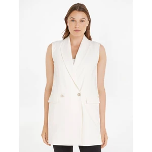 White Women's Extended Vest Tommy Hilfiger - Women