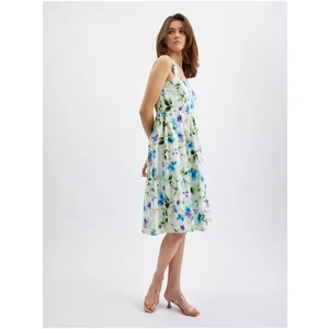 Orsay Blue-cream Women's Flowered Dress - Women