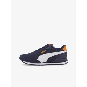 Tmavě modré dětské tenisky Puma St Runner v3 Mesh Jr - Kluci