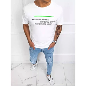 White Dstreet RX4628z men's T-shirt with print