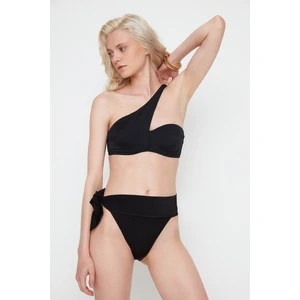 Trendyol X Moeva Black Tie Detailed Bikini Bottoms