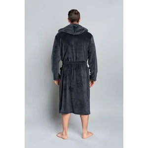 Long sleeve Mimas bathrobe - graphite