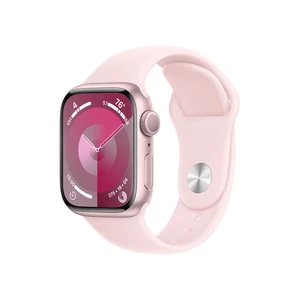 Apple Watch S9/41mm/Pink/Sport Band/Light Pink/-M/L