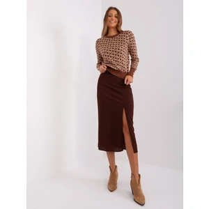 Skirt-LK-SD-509445.72P-dark brown