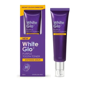 White Glo Purple Tooth Toner Whitening Serum bělicí sérum na zuby 50 ml