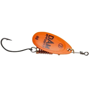 Dam blyskáč effzett spinner with single hooks sinking orange - 3 6 g