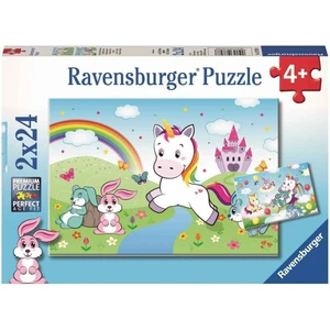 Ravensburger puzzle 078288 Rozprávkový jednorožec 2x24 dielikov