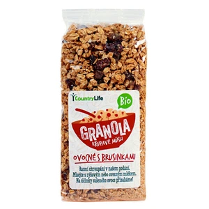 Country Life Granolového - Chrumkavé müsli ovocné s kľukva BIO 350 g