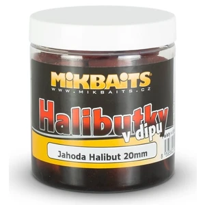 Mikbaits pelety halibutky v dipu 20 mm 250 ml - jahoda halibut