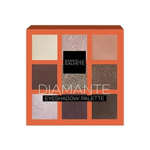 Gabriella Salvete Eyeshadow 9 Shades Palette paleta očních stínů odstín Diamante Bronze 9 g