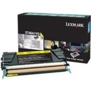 Lexmark X746A1YG žlutý (yellow) originální toner