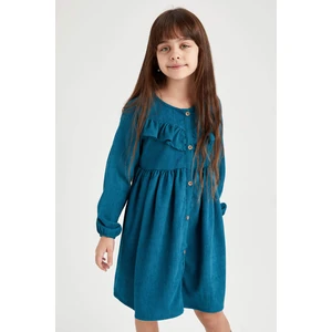 DEFACTO Long Sleeve Woven Dress