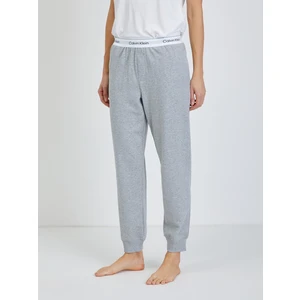 Light Grey Womens Brindled Pyjama Pants Calvin Klein Underwear - Women