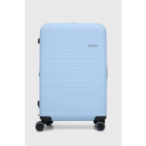 American Tourister Skořepinový cestovní kufr Novastream M EXP 64/73 l - světle modrá