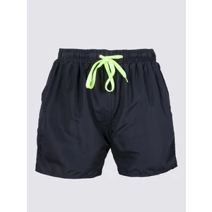 Pantaloncini da bagno da uomo Yoclub Neon Black