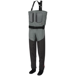 Scierra brodící kalhoty yosemite 30 000 chest stockingfoot long grey - m 42-43