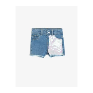 Koton Shorts - Blue - Normal Waist