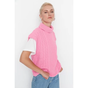 Trendyol Sweater Vest - Pink - Regular fit