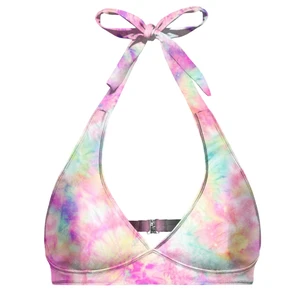 Aloha From Deer Woman's Cute Tie Dye Halter Neck Bikini Top BTH AFD853