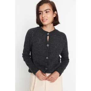 Trendyol Cardigan - Gray - Regular fit