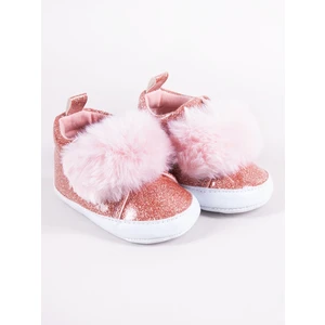 Gyermek cipő Yoclub Yoclub_Baby_Girls'_Shoes_OBO-0193G-0600_Pink