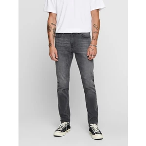 ONLY & SONS Warp Jeans Šedá