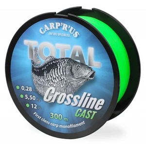 Carp´r´us vlasec total crossline cast green 300 m - priemer 0,28 mm / nosnosť 5,5 kg