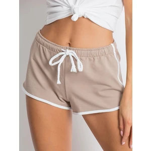 Beige sweat shorts