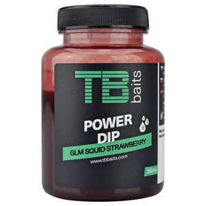 Tb baits power dip glm squid strawberry 150 ml