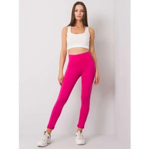 Women's fuchsia sports leggings