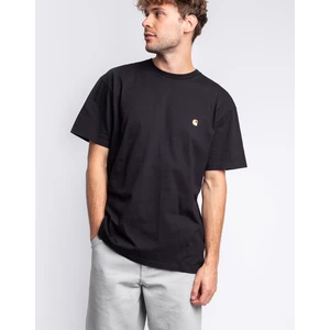 Carhartt WIP S/S Chase T-Shirt Black / Gold XXL