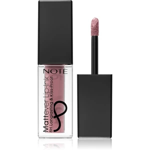 Note Cosmetique Mattever Lip-ink tekutý rúž s matným finišom 06 Blushy 4,5 ml