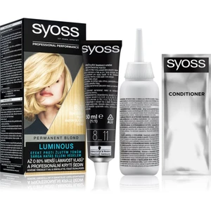 Syoss Color permanentná farba na vlasy odtieň 8-11 Very Light Blond