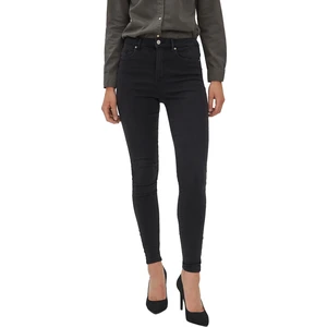 Vero Moda Dámske džínsy VMSOPHIA Skinny Fit 10260930 Black Denim XS/34