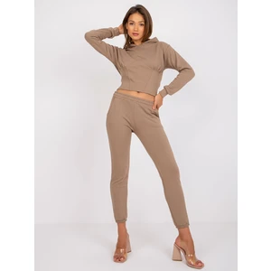 Beige tracksuit set with Neele pants