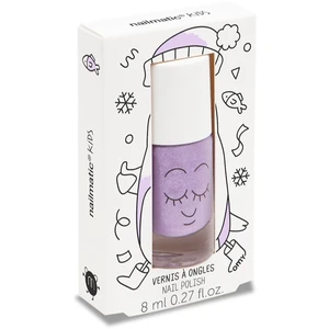 Nailmatic Kids lak na nechty pre deti odtieň Piglou - lilac glitter 8 ml