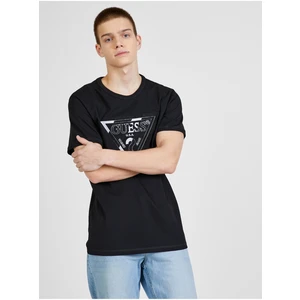 Black Men's T-Shirt Guess - Men's