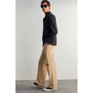 Trendyol Limited Edition Mink Men's Premium Loose Fit Trousers