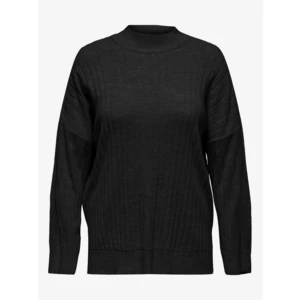 Black Women's Ribbed Sweater ONLY CARMAKOMA New Tessa - Women