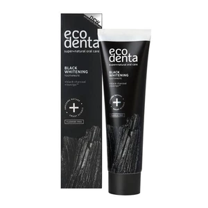 Ecodenta Čierna bieliaca zubná pasta s uhlím a extraktom Teavigo (Black Whitening Toothpaste) 100 ml