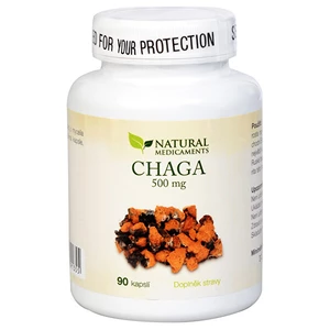 Natural Medicaments Chaga 500 mg 90 kapslí