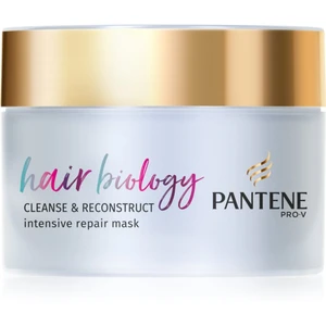 Pantene Hair Biology Cleanse & Reconstruct maska na vlasy pro poškozené vlasy 160 ml