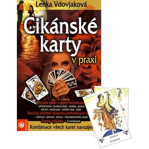 Cikánské karty v praxi (kniha+karty) - Vdovjaková Lenka