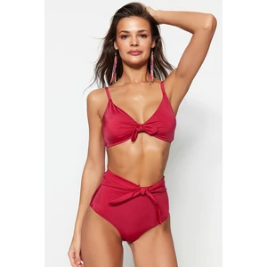 Trendyol Bikini Bottom - Burgundy - Plain