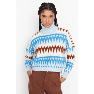 Trendyol Light Blue Turtleneck Knitwear Sweater