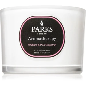 Parks London Aromatherapy Rhubarb & Pink Grapefruit vonná sviečka 350 g