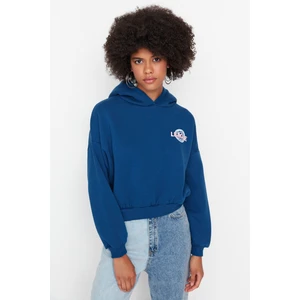 Trendyol Sweatshirt - Blue - Relaxed fit