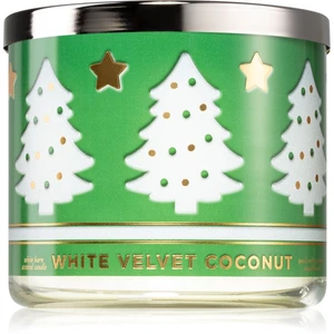 Bath & Body Works White Velvet Coconut vonná svíčka 411 g