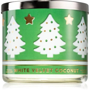 Bath & Body Works White Velvet Coconut vonná sviečka 411 g